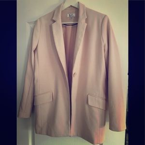 Blush Pink Oversized Blazer
